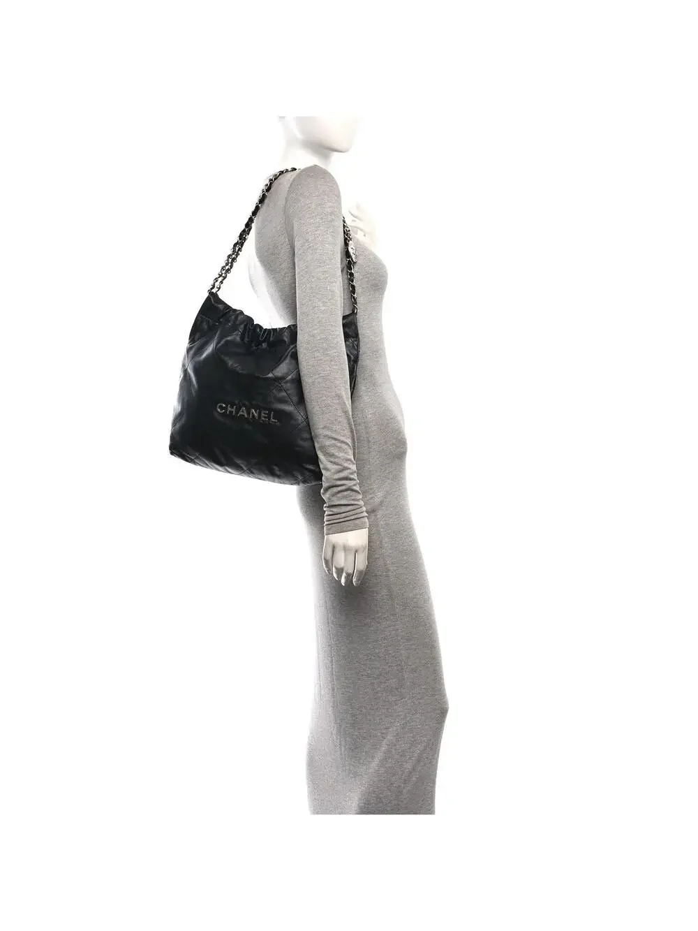 Shiny Calfskin Quilted Small Chanel 22 #333306C42B